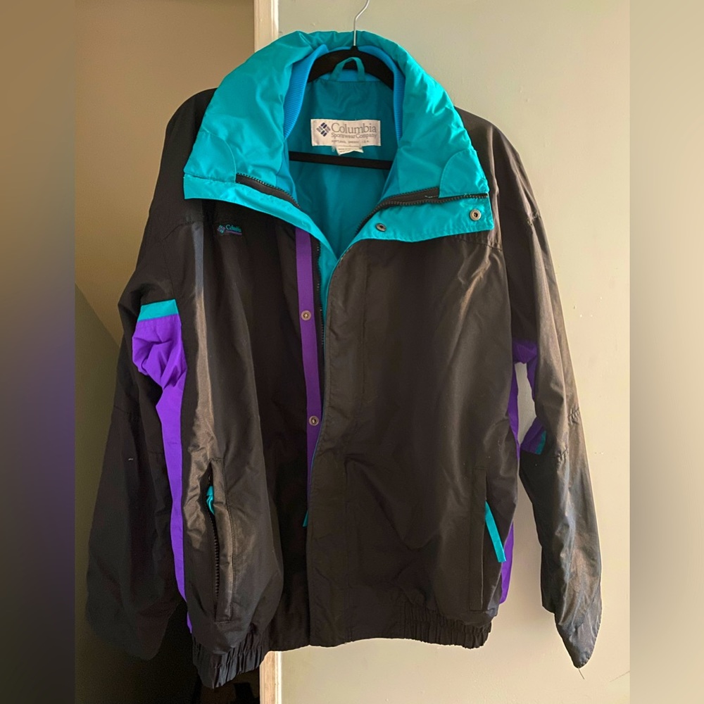Vintage Columbia Bugaboo Performance Windbreaker, Outer shell only.
